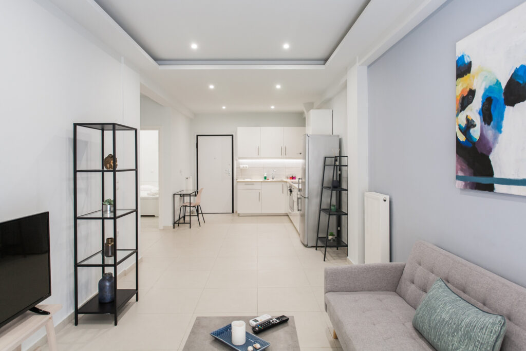 Omnia+pagrati+apartment+athens+greece+minimal+2BR+Living+Room+0