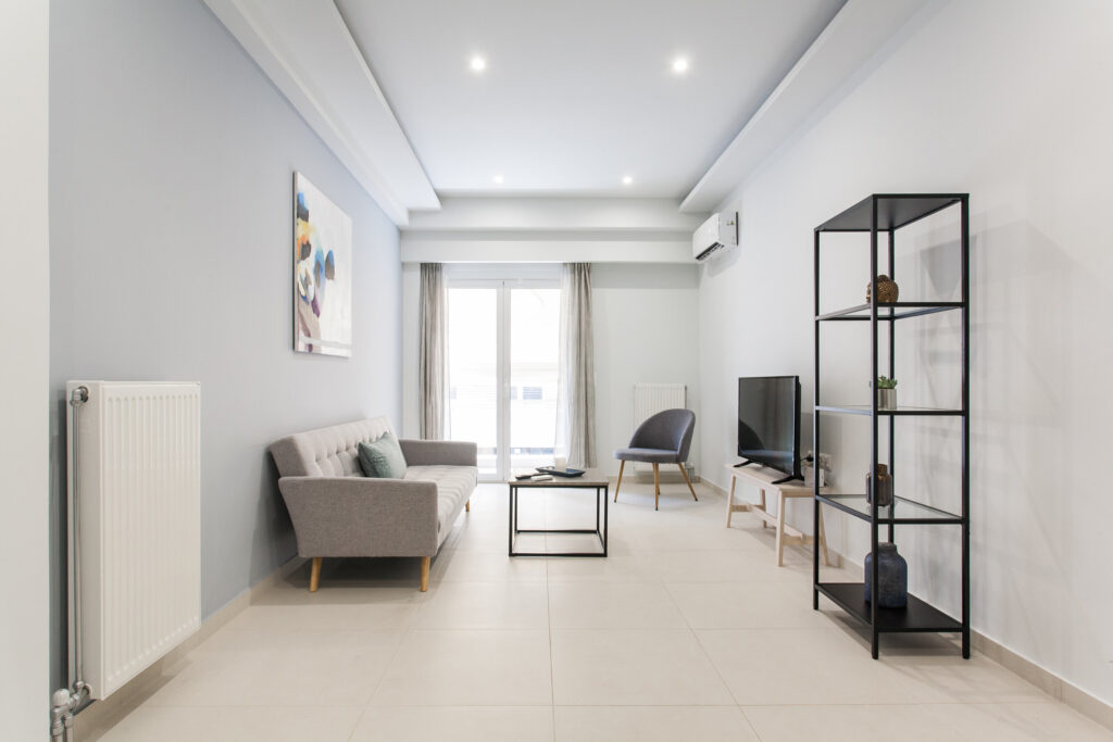 Omnia+pagrati+apartment+athens+greece+minimal+2BR+Living+Room+2