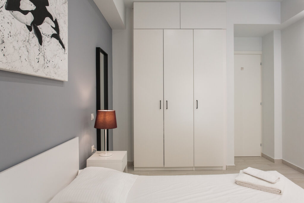 Omnia+pagrati+apartment+athens+greece+minimal+2BR+master+bedroom+3